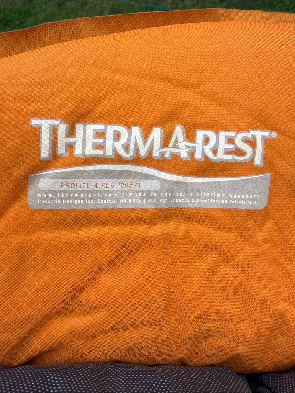 Therm-a-Rest ProLite 4 Sleeping Pad Orange
